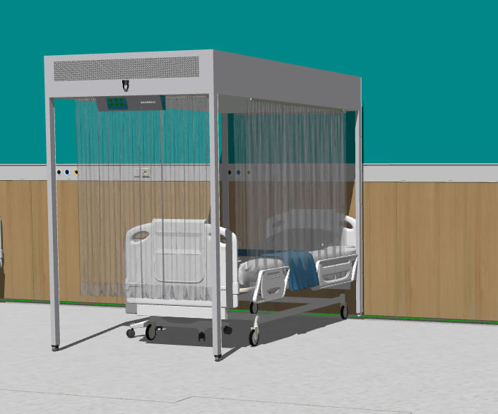 垂直無菌層流床